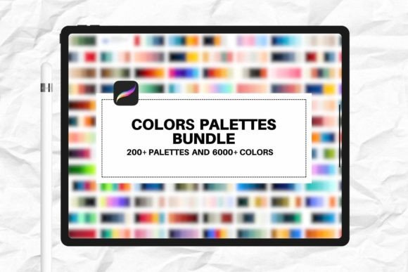 6000 Color 200 Palettes Bundle Procreate: A Designer's Color Toolkit