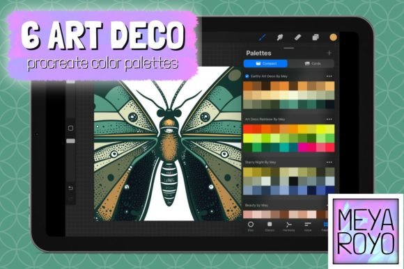 Art Deco Procreate Color Palettes: A Designer’s Secret Weapon
