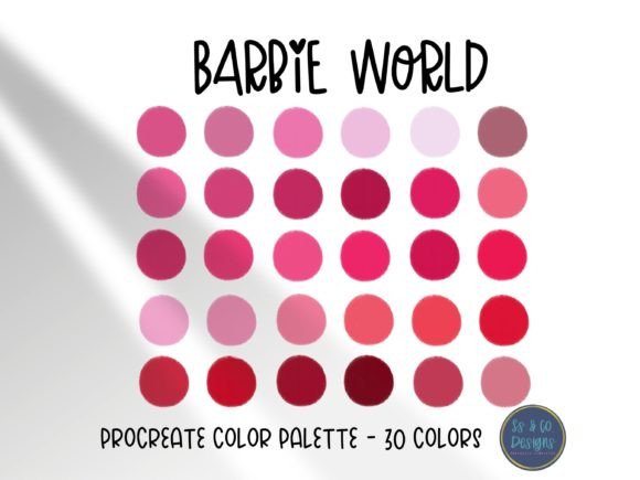 Barbie World Procreate Color Palette: A Designer's Dream
