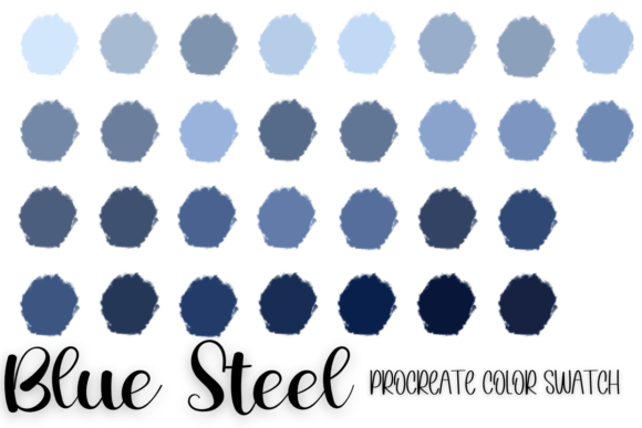 Blue Steel Procreate Color Swatch: Elevate Your Digital Art