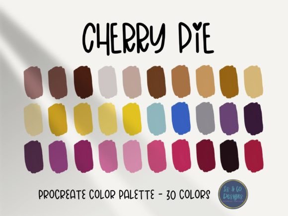 Cherry Pie Procreate Color Palette: A Feast for Digital Art