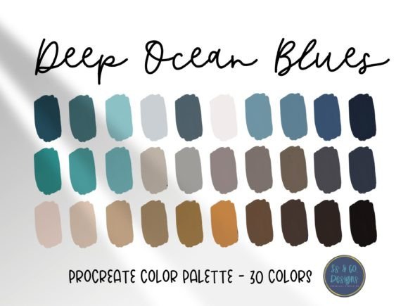 Deep Ocean Blues: Capturing Serenity in Your Digital Art