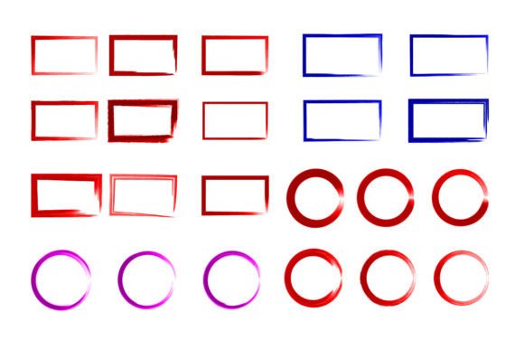 Elevate Designs with Watercolor Circles & Squares