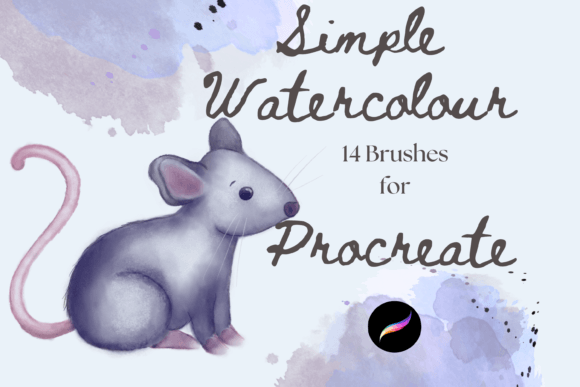 Elevate Your Digital Art with Simple Watercolour Brushes