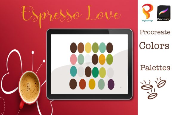 Espresso Love Color Palettes: Rich Hues for Procreate