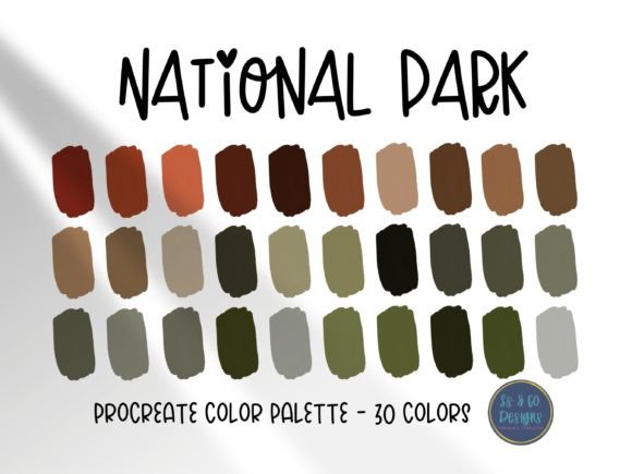 Find Your Creative Flow with the National Park Procreate Color Palette