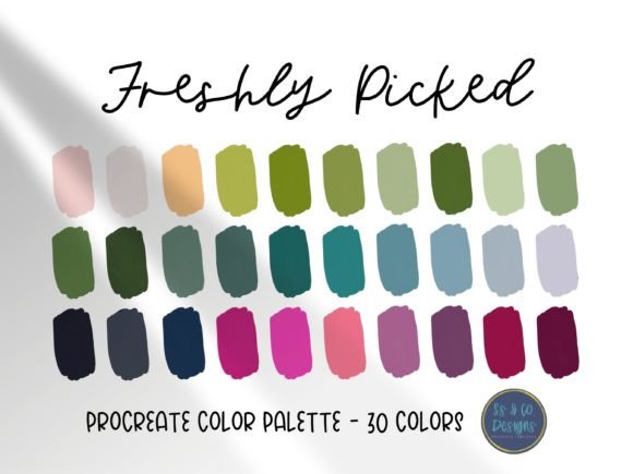 Freshly Picked Procreate Color Palette: A Curated Collection