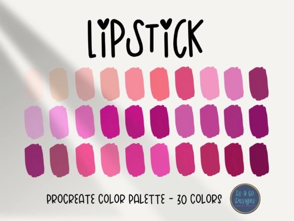 Lipstick Procreate Color Palette: A Curated Collection for Digital Artists