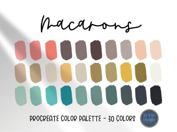 Macarons Procreate Color Palette: Your Key to Sweet, Vibrant Designs
