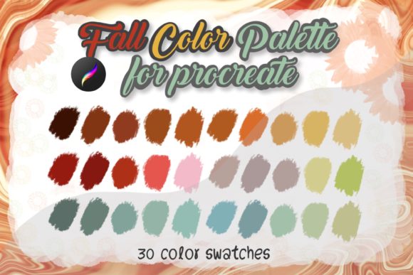 Master Autumn Aesthetics: Fall Color Palette for Procreate