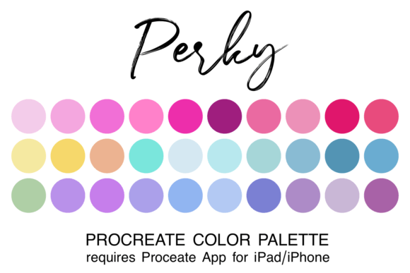 Perky Procreate Color Palette: A Guide to Joyful Digital Art