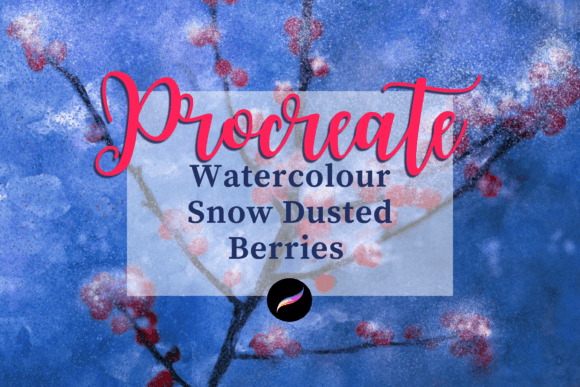Procreate Watercolour Dusted Berries: Festive Digital Artistry