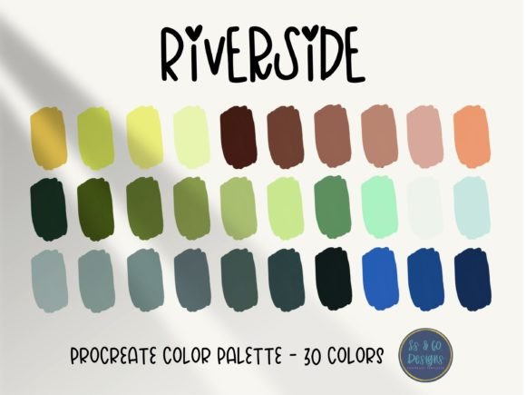 Riverside Procreate Color Palette: Unlocking Creative Flow