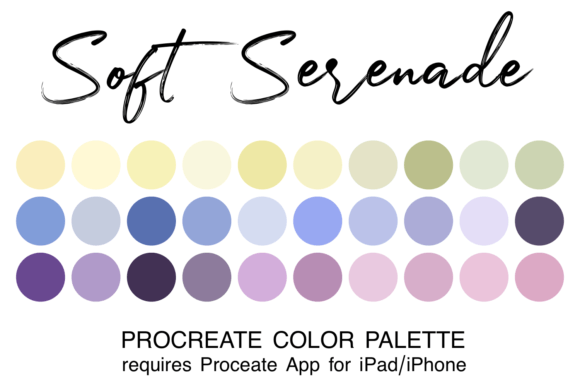 Soft Serenade Procreate Color Palette: Your Creative Harmony