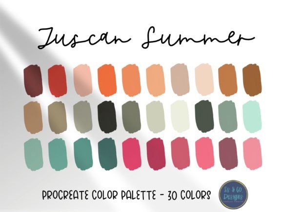 Tuscan Summer: The Procreate Palette for Warm, Authentic Design