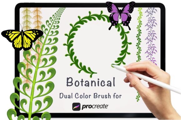 Unleash Nature's Palette with Botanical Dual Color Brushes