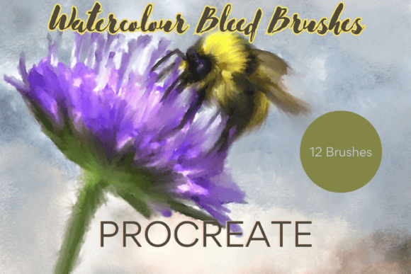 Unleash Whimsical Watercolour with Procreate Bleed Brushes