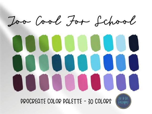 Unlock Your Next Project with the Too Cool for School Color Palette