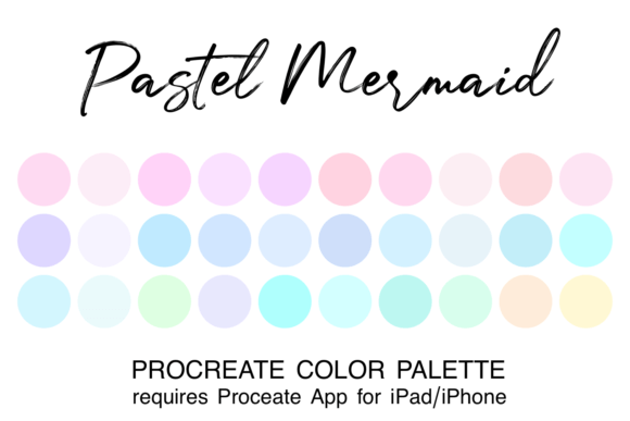 Unlocking Enchanting Art with the Pastel Mermaid Palette