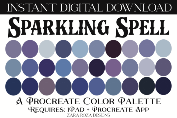 Unlocking the Dark Academia Palette: Sparkling Spell for Procreate